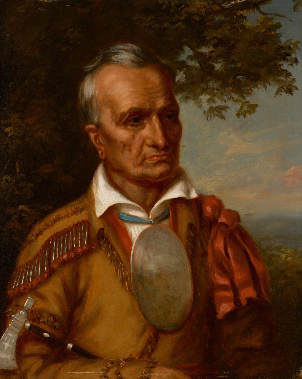 Rød jakke, Seneca-chef (Sagoyewatha) (ca. 1758-1830) af Charles Bird King