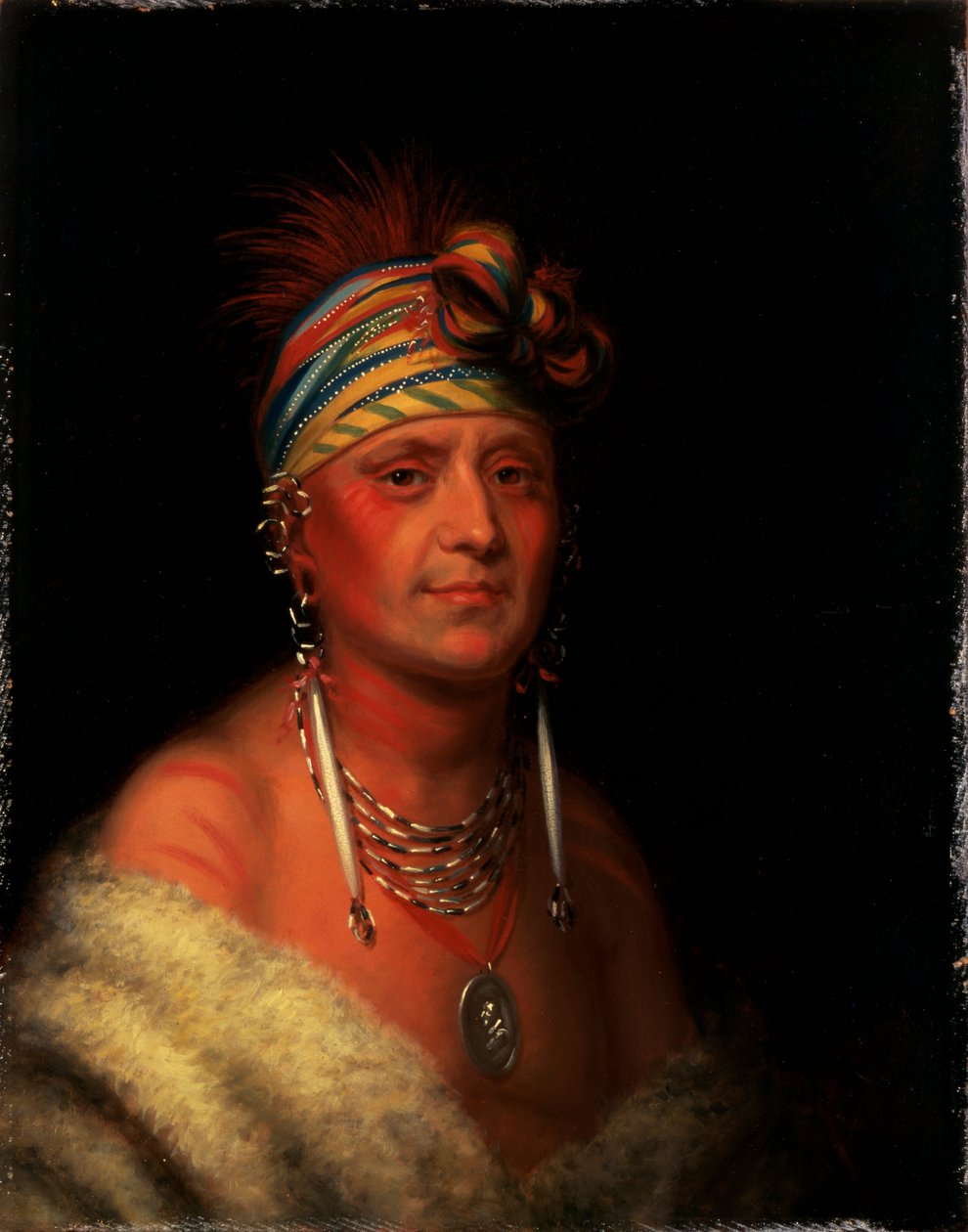Shaumonekusse (prærieulv), Oto af Charles Bird King