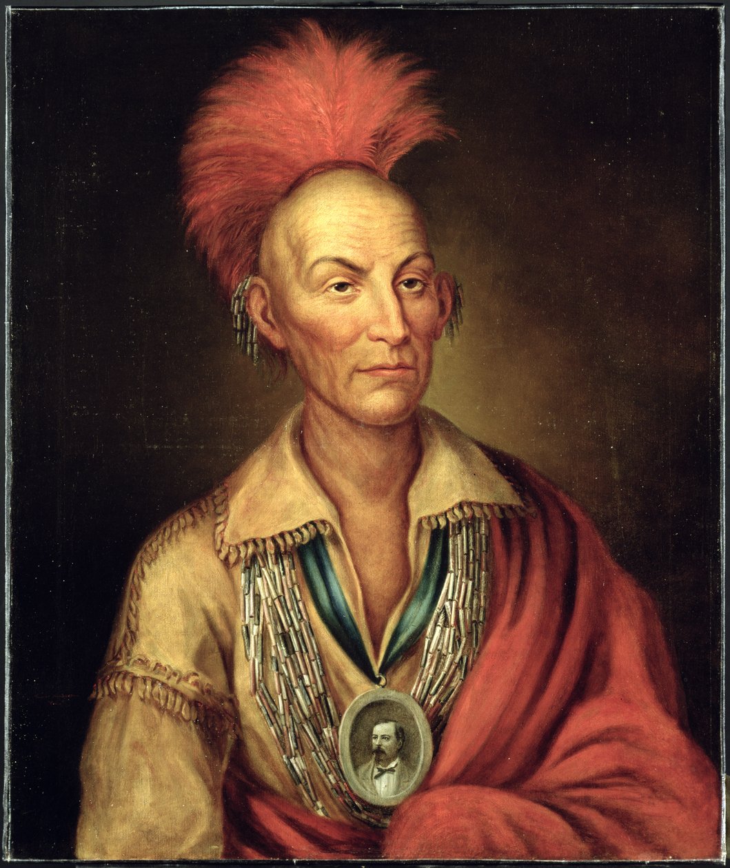 Portræt af Black Hawk (1767-1838) af Homer Henderson ca. 1870 af Charles Bird after King