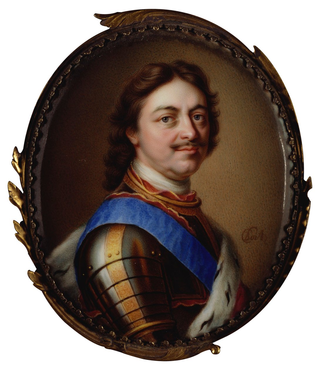 Portræt af kejser Peter I den Store 1672-1725, 1717. af Charles Boit