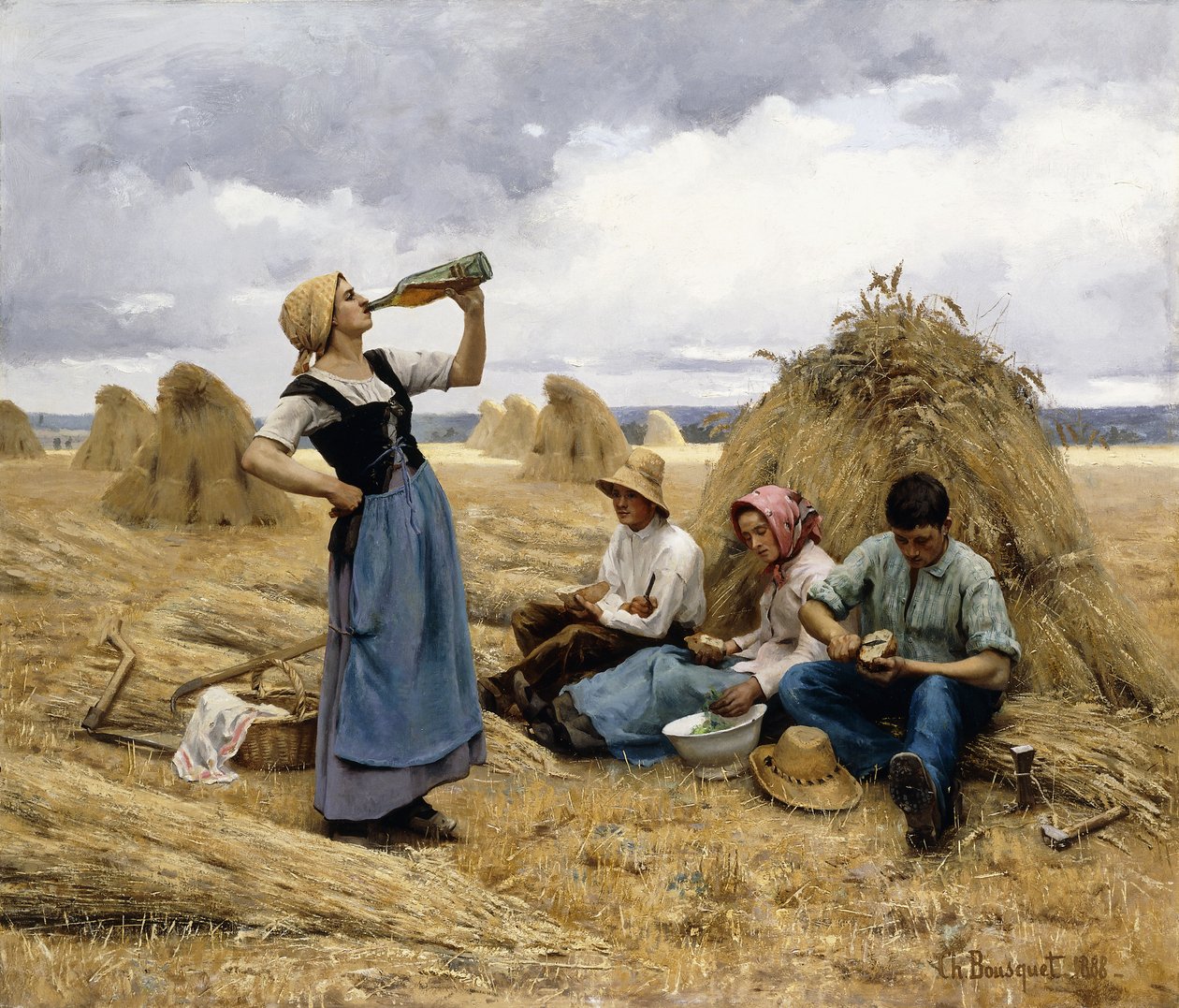 Høstmændenes frokost af Charles Bousquet