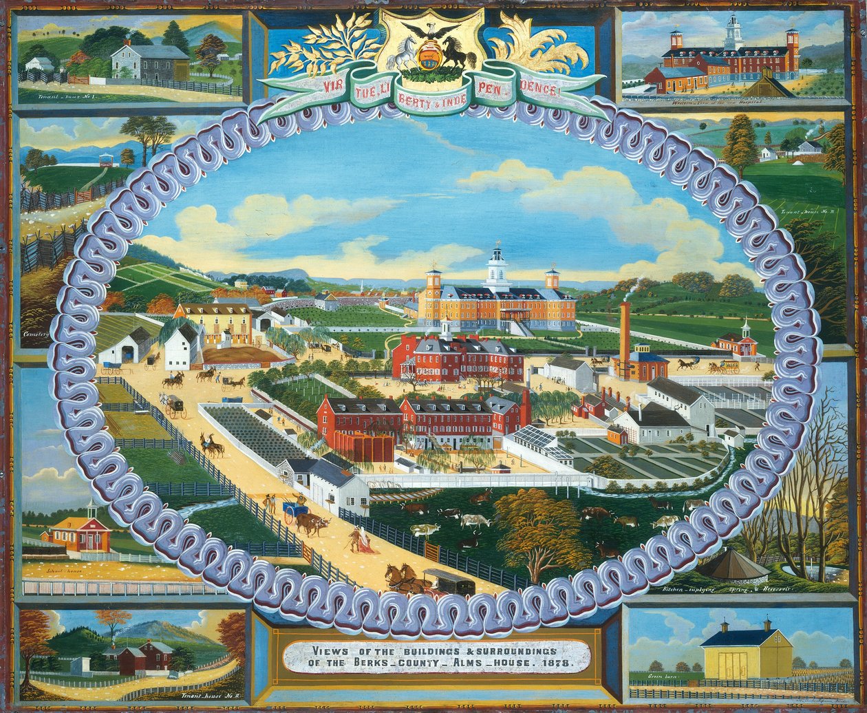 Berks County Almshouse, 1878 af Charles C. Hofmann