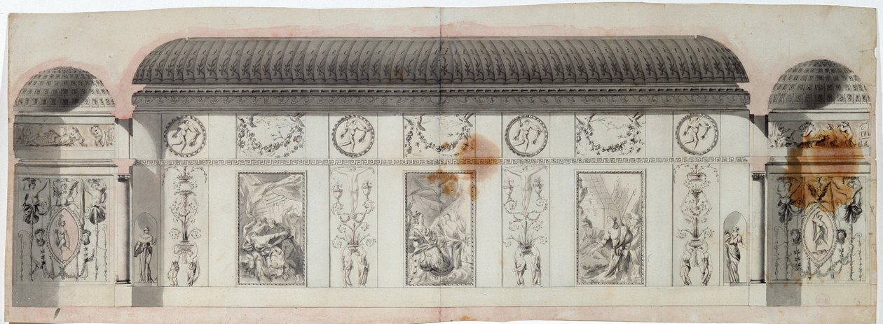 Indretning af Catherine Palace, Tsarskoye Selo, Rusland, 1780