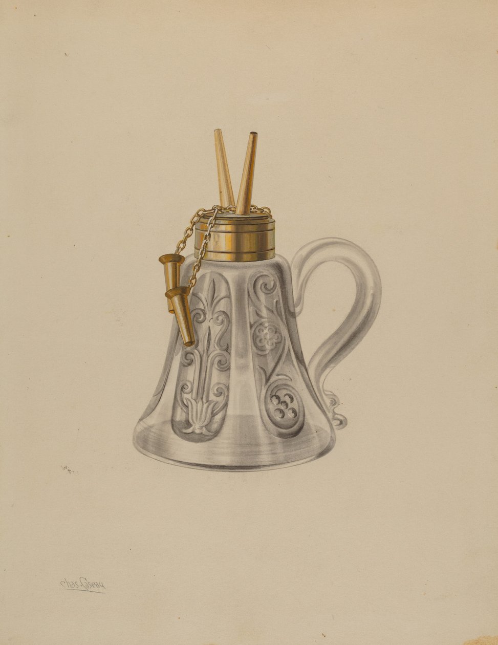 Lampe af Charles Caseau