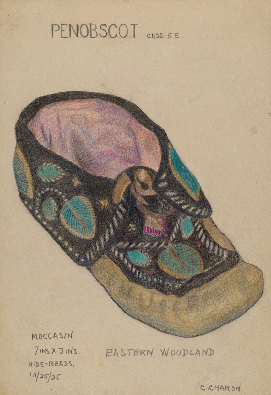 Moccasin af Charles Charon