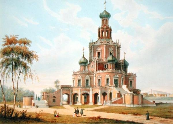 Beskyttelsen af Jomfrukirken i Moskva, 1840