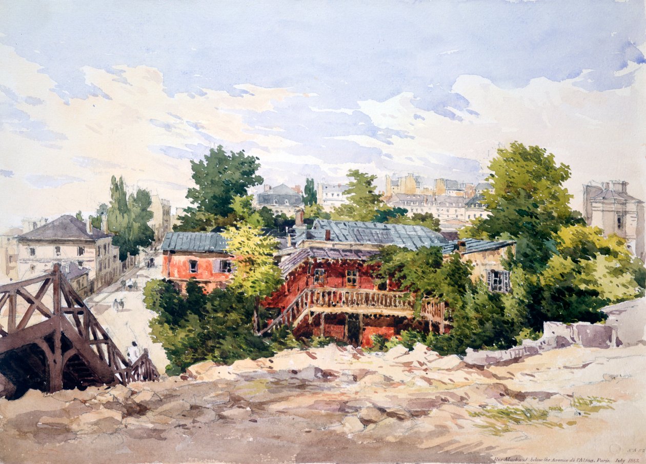 Marboeuf Road under Avenue de L