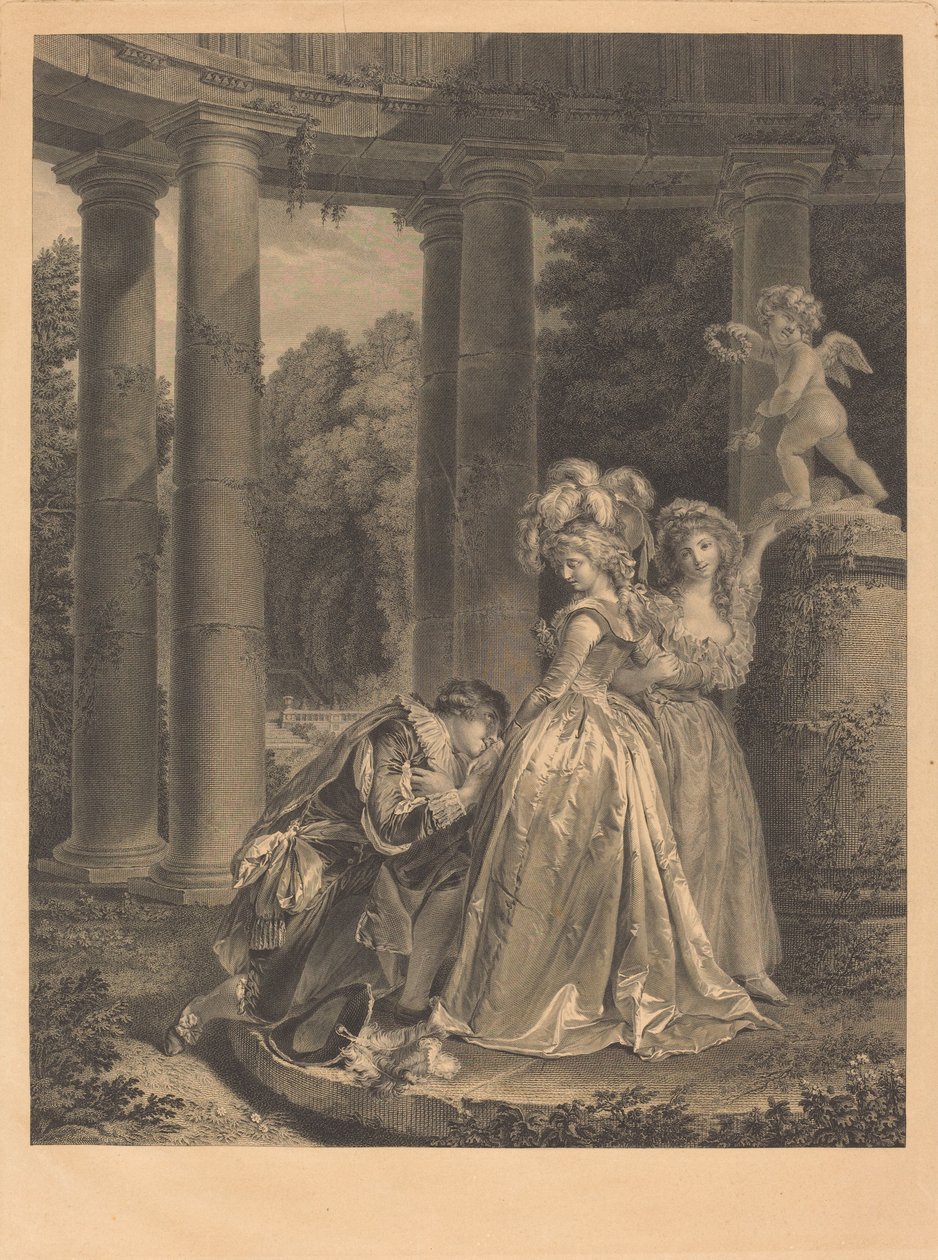Erklæringen af Charles Clement Bervic after Louis Rolland Trinquesse