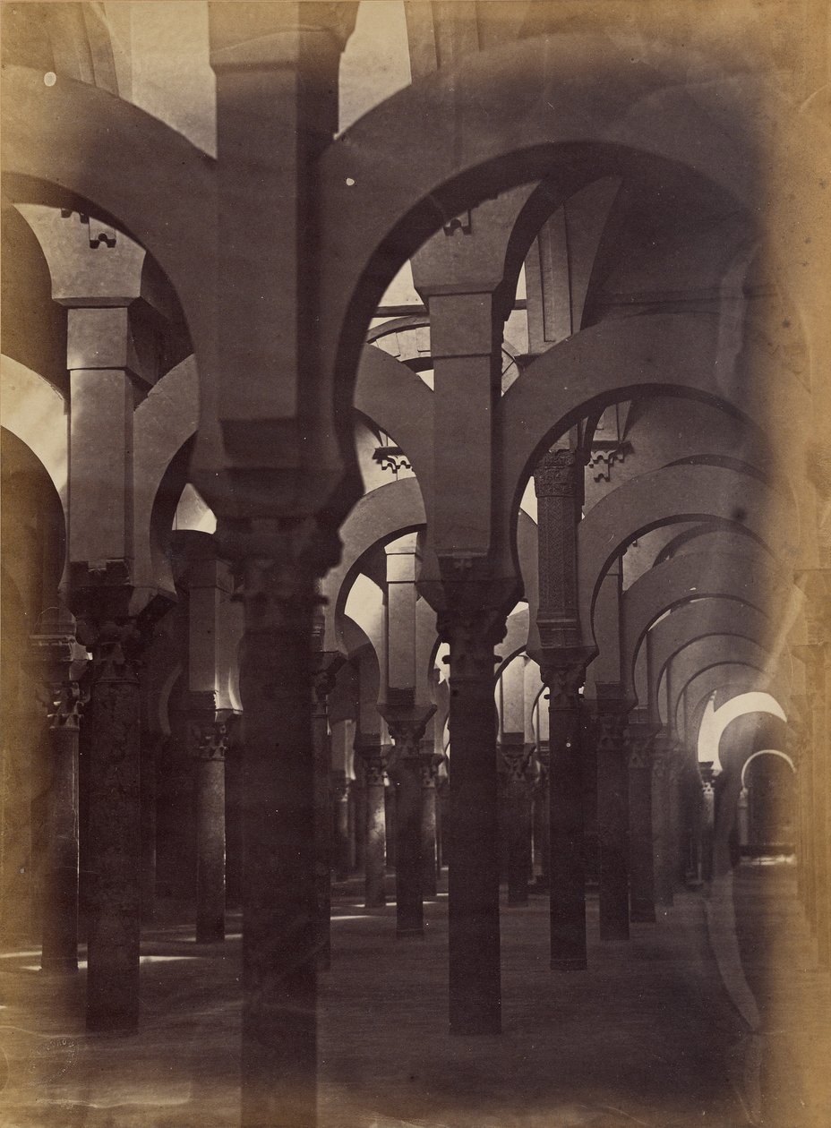 [Interiør, moskéen i Cordova]. af Charles Clifford