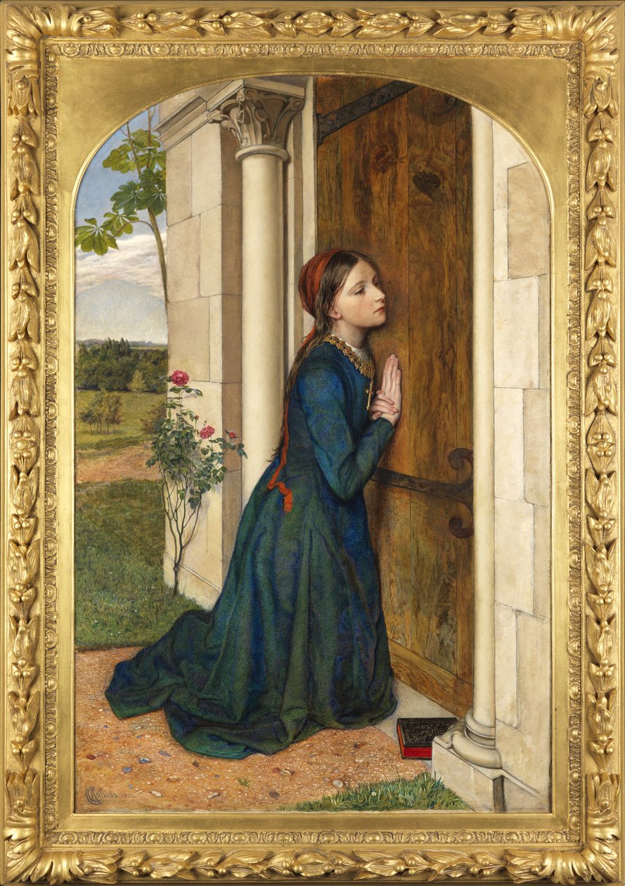 Den fromme barndom af Saint Elizabeth af Ungarn, 1852 af Charles Collins
