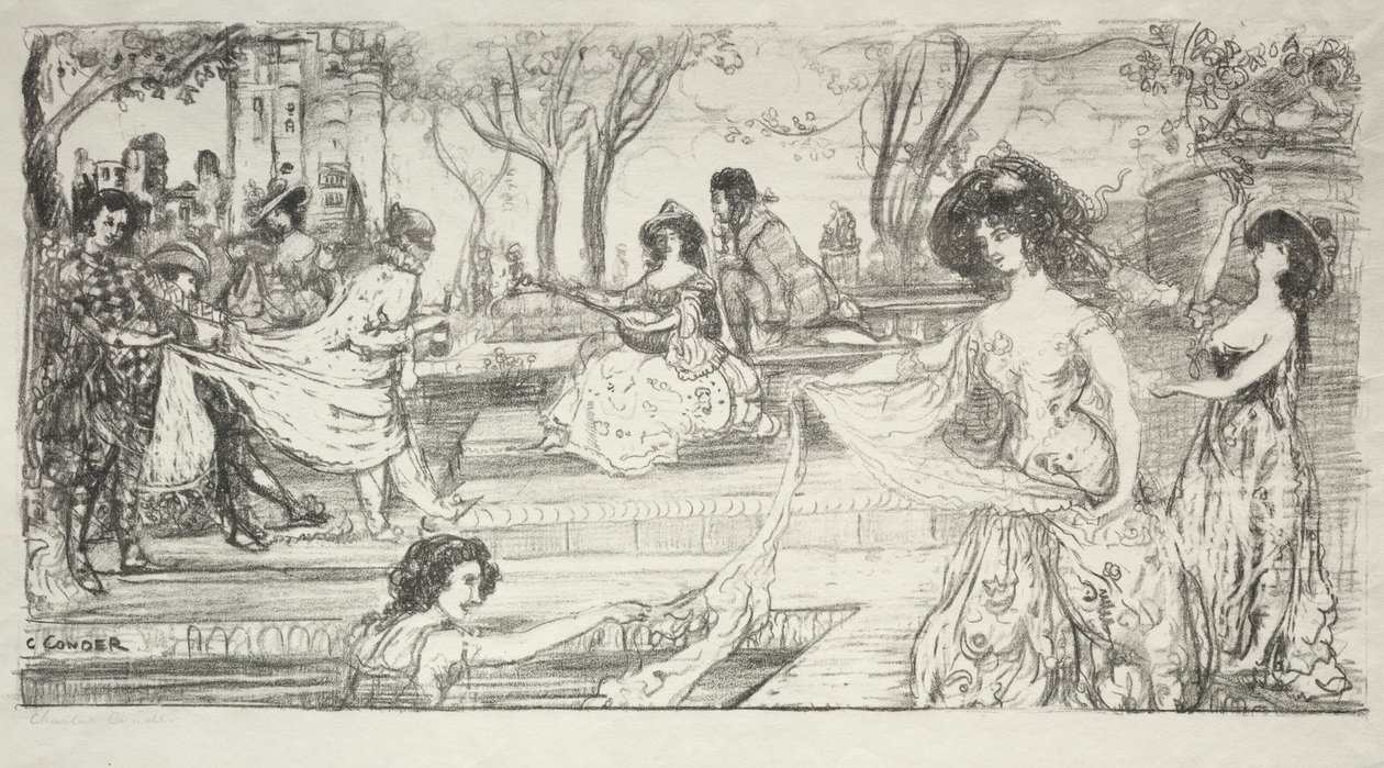 Guitaristen. af Charles Edward Conder