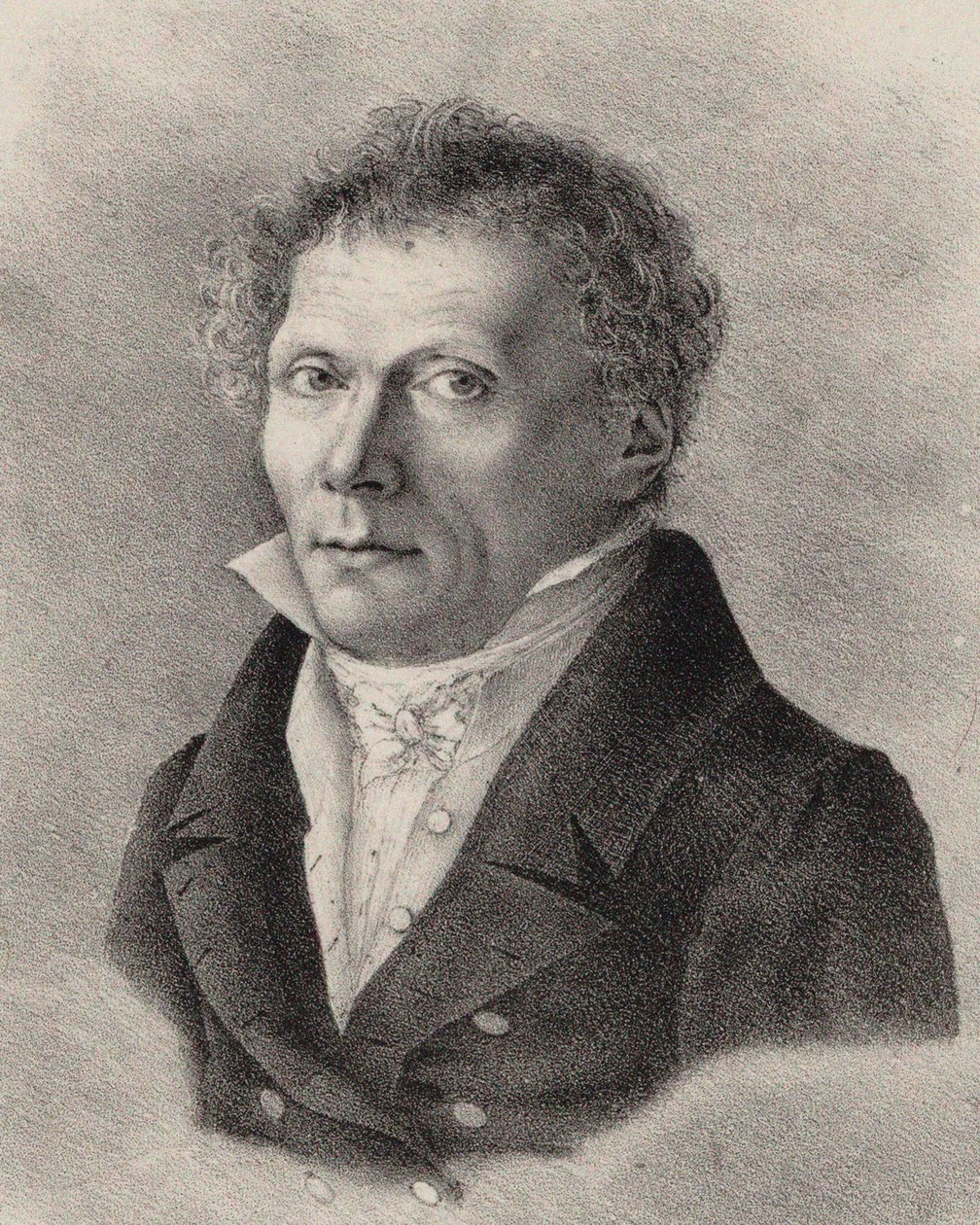 Portræt af komponisten Anton Reicha 1770-1836, 1830. af Charles Constans