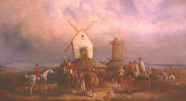 The Meet (olie på lærred) af Charles Cooper Henderson
