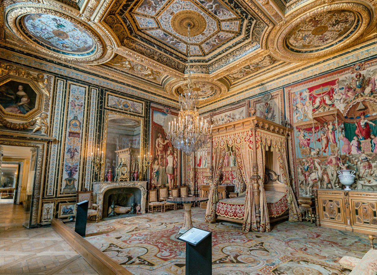 Anne af Østrigs soveværelse i pavens lejlighed (foto) af Charles & Cotelle Jean II (1642 1708) Errard