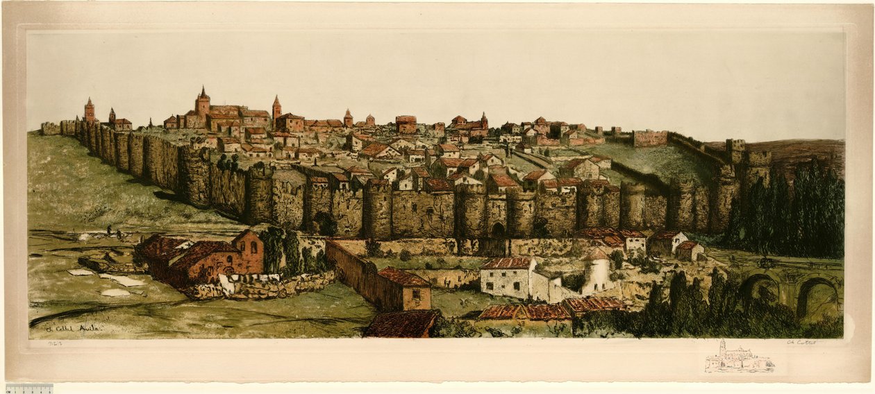 Avila (opgave b) af Charles Cottet