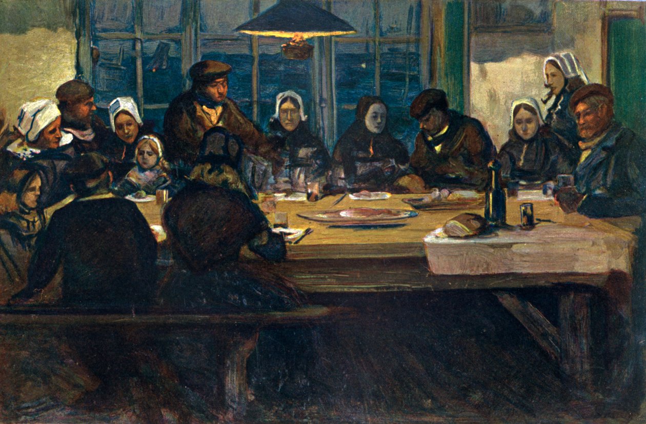 Guds måltid, 1899. af Charles Cottet