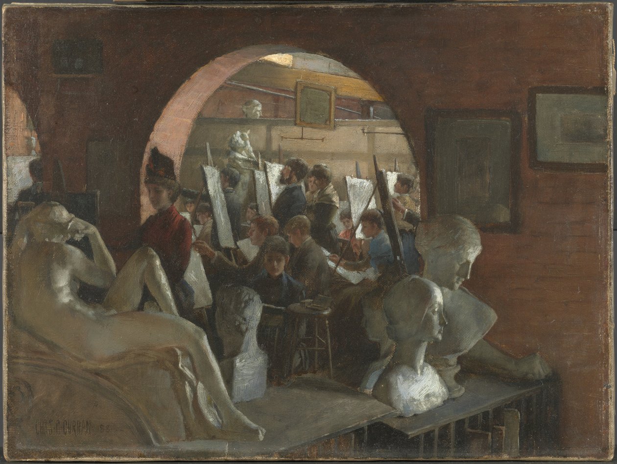 En Alkove i Kunststuderendes Liga af Charles Courtney Curran