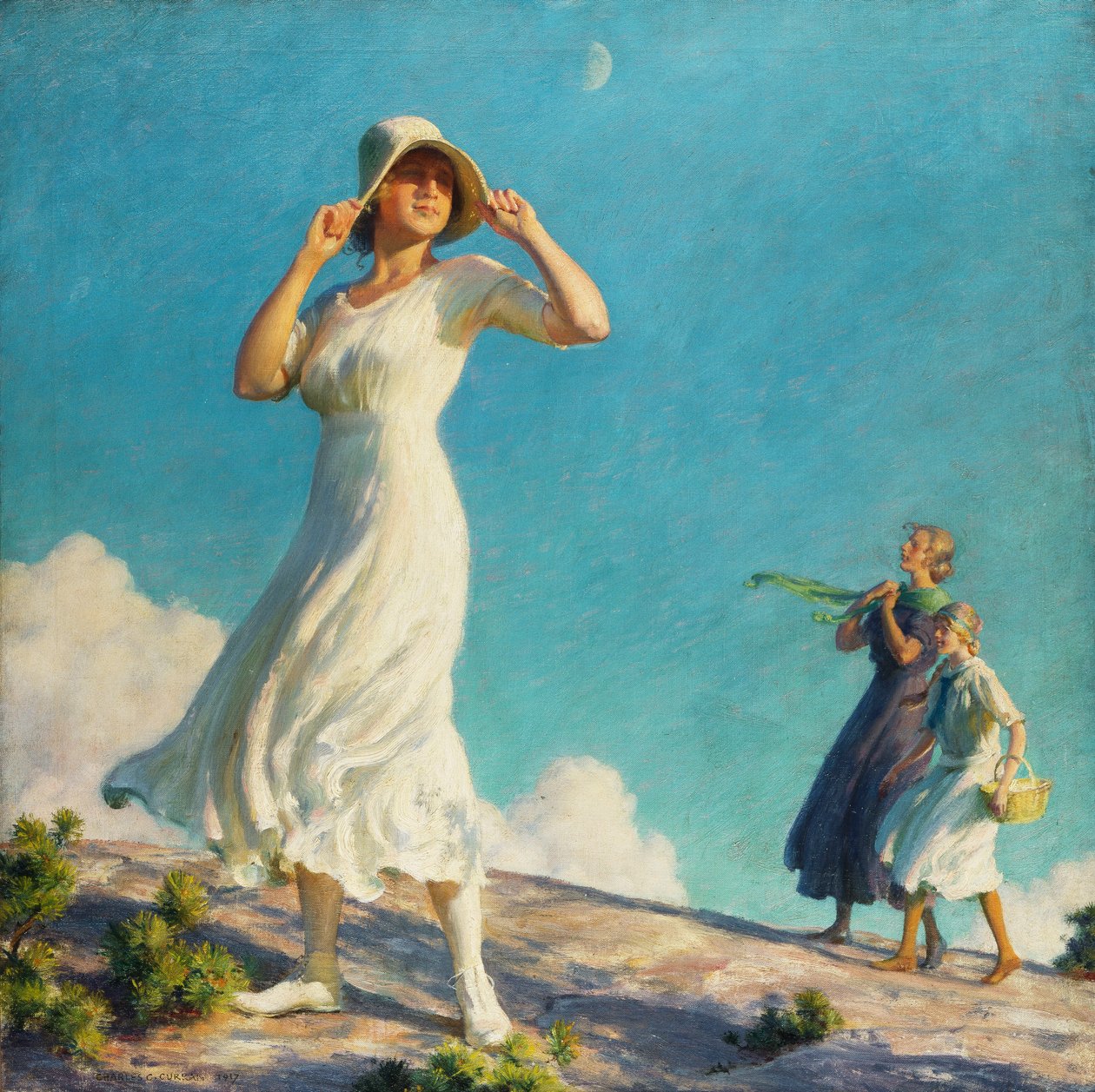 Høje Land af Charles Courtney Curran
