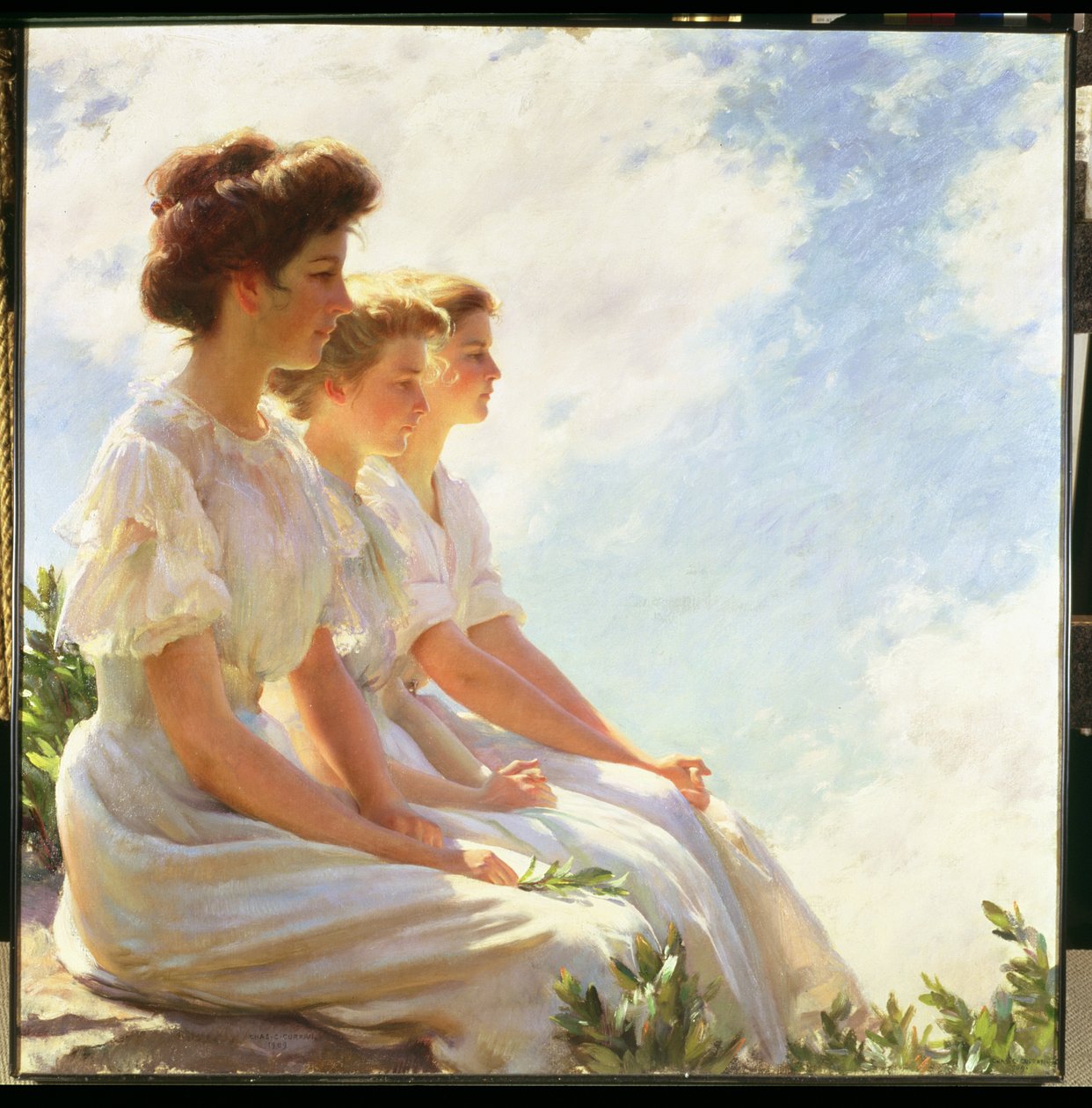 På højderne, 1909 af Charles Courtney Curran