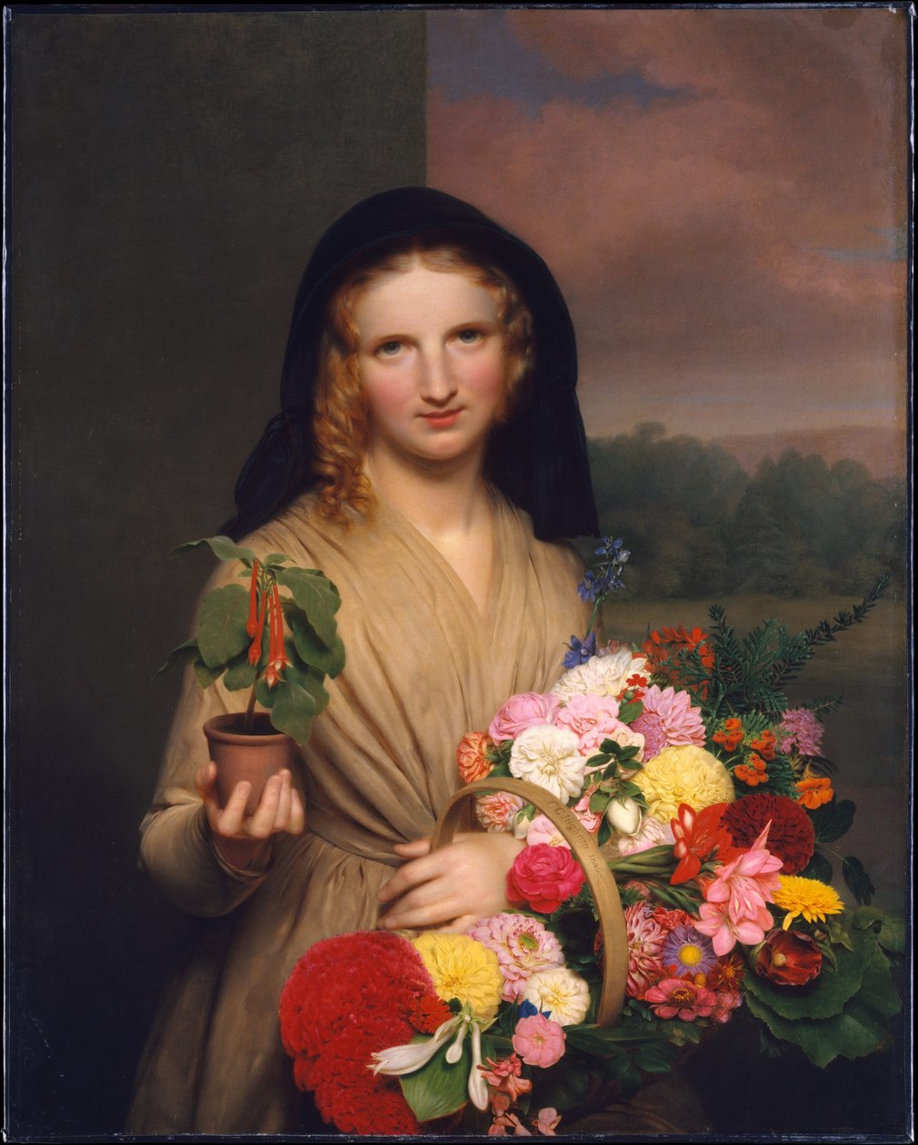 Blomsterpigen af Charles Cromwell Ingham