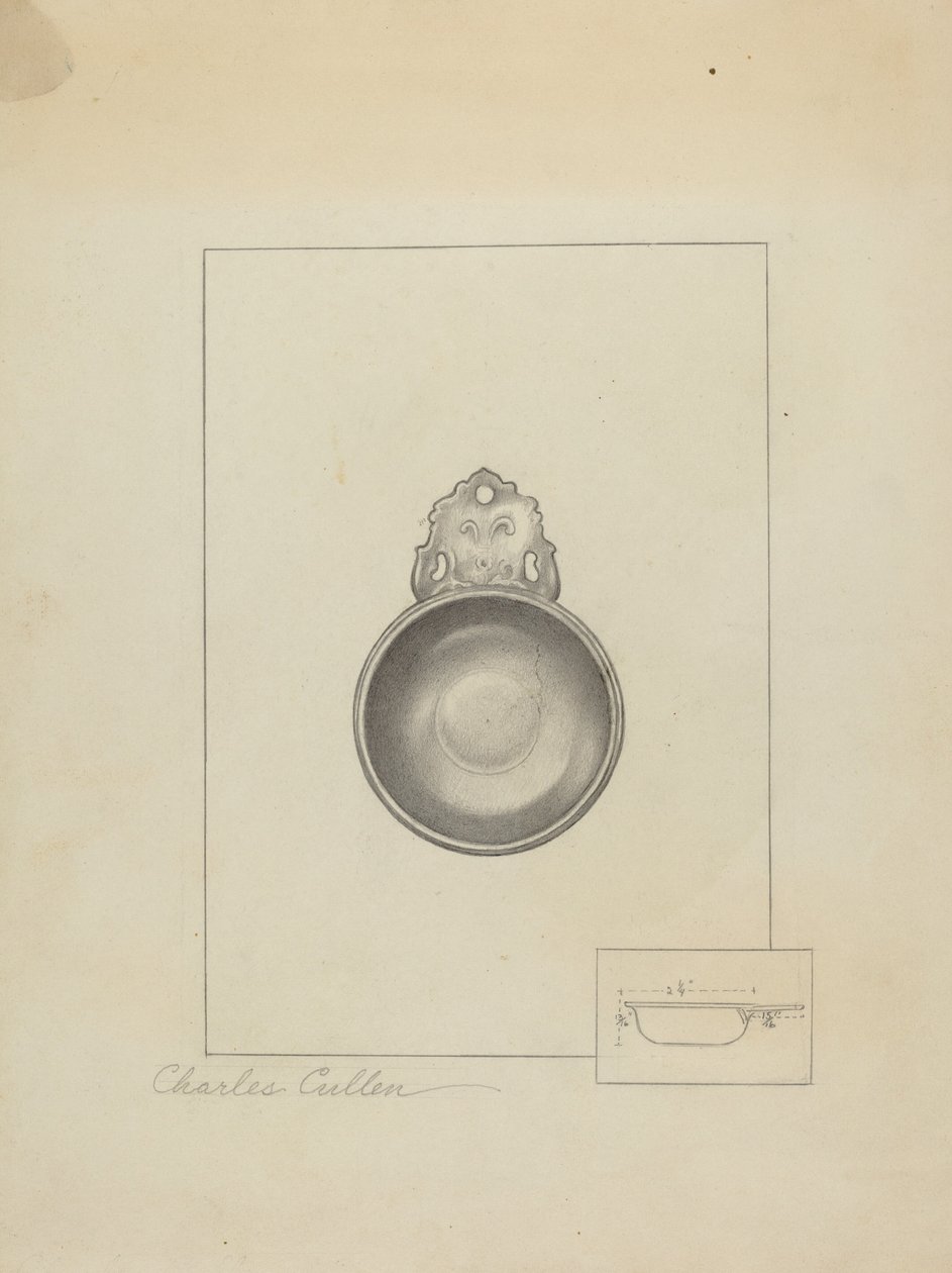Tin Porringer af Charles Cullen