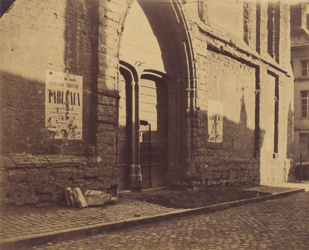 [Døråbning til Predikheevenkerk, Gent, Belgien], ca. 1858. af Charles D