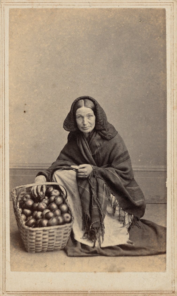 Portræt af en kvinde, ca. 1860 (foto) af Charles D. Fredricks