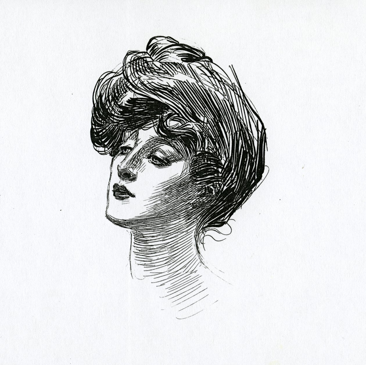En Gibson-pige, ca. 1902 af Charles Dana Gibson