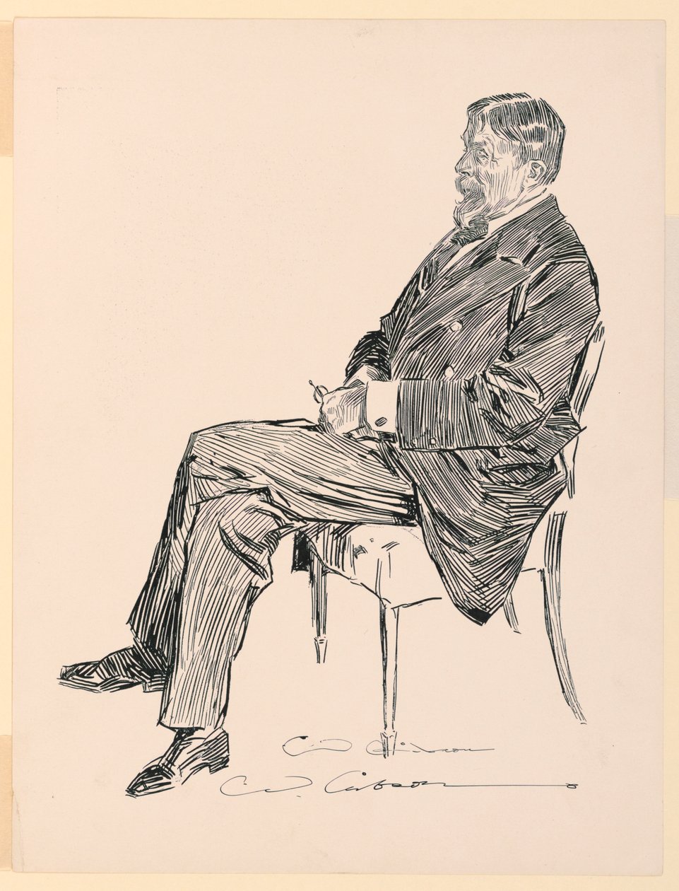 George du Maurier af Charles Dana Gibson