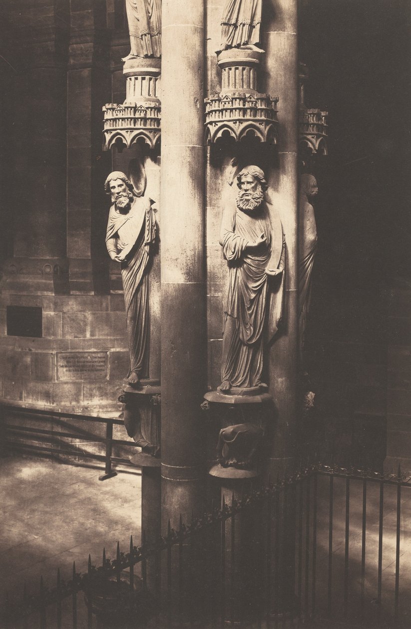 Englenes søjle, katedralen i Strasbourg, ca. 1858 (foto) af Charles David Winter