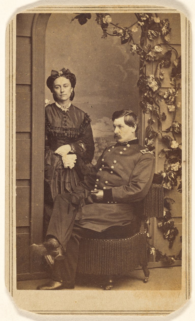 [General George Brinton McClellan og hans kone] af Charles DeForest Fredricks
