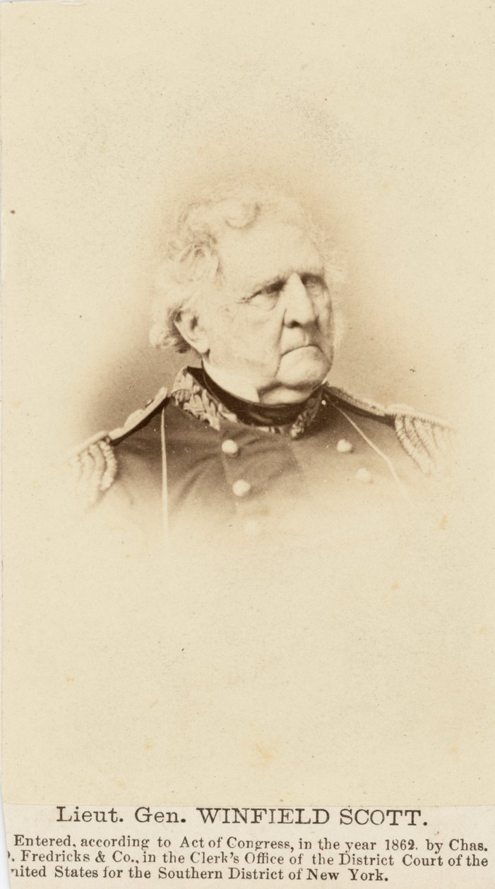General Winfield Scott af Charles DeForest Fredricks