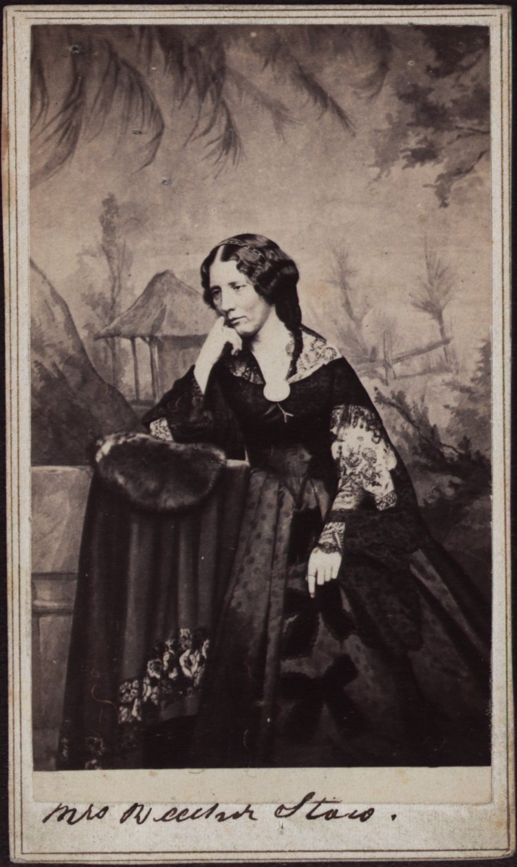 Portræt af Harriet Beecher Stowe 1811-1896, ca 1860. af Charles DeForest Fredricks