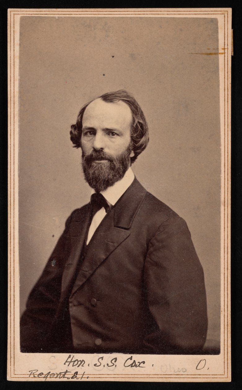 Portræt af Samuel Sullivan Cox 1824-1889, før 1889 af Charles De Forest Fredricks
