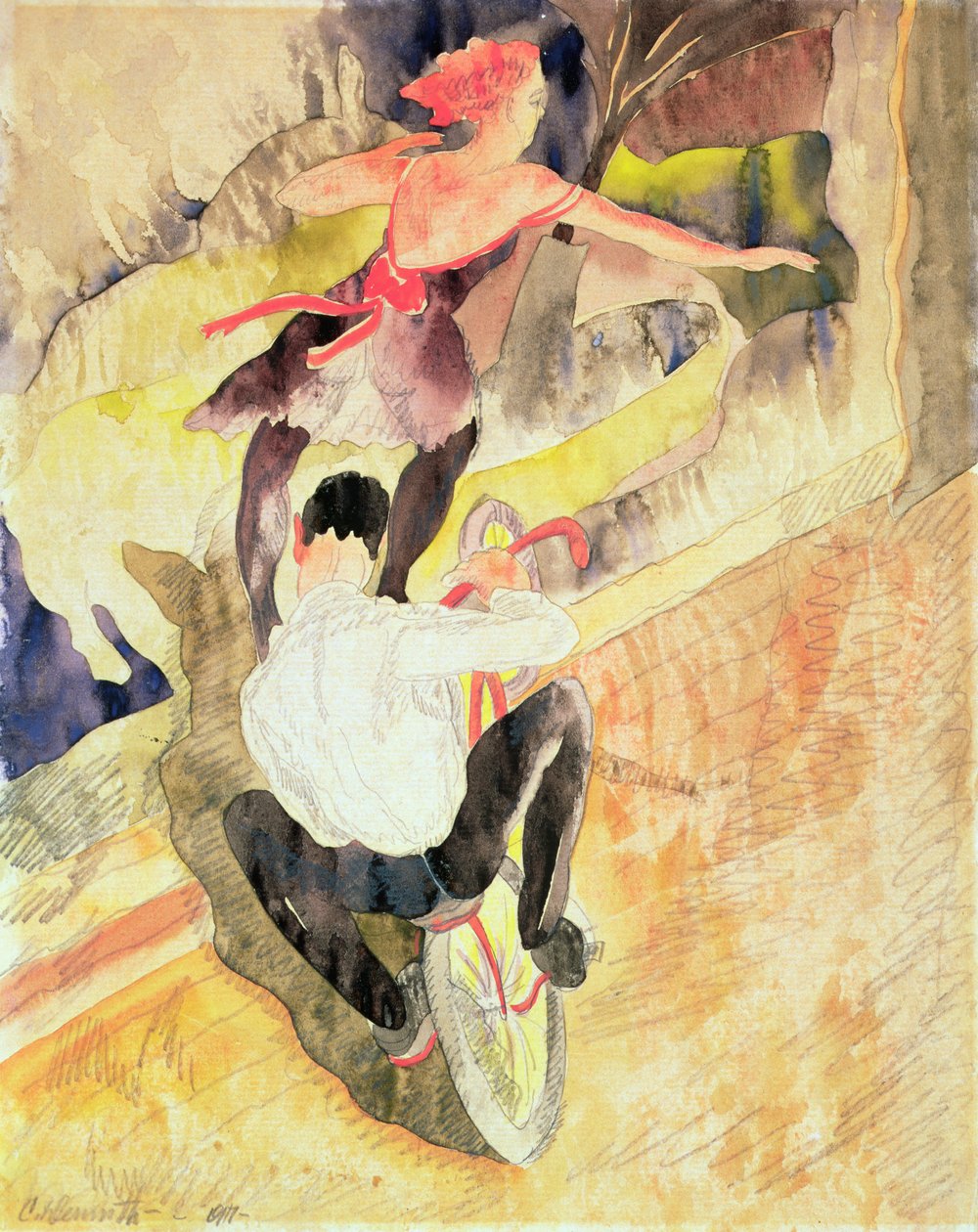 Cykel akrobater af Charles Demuth