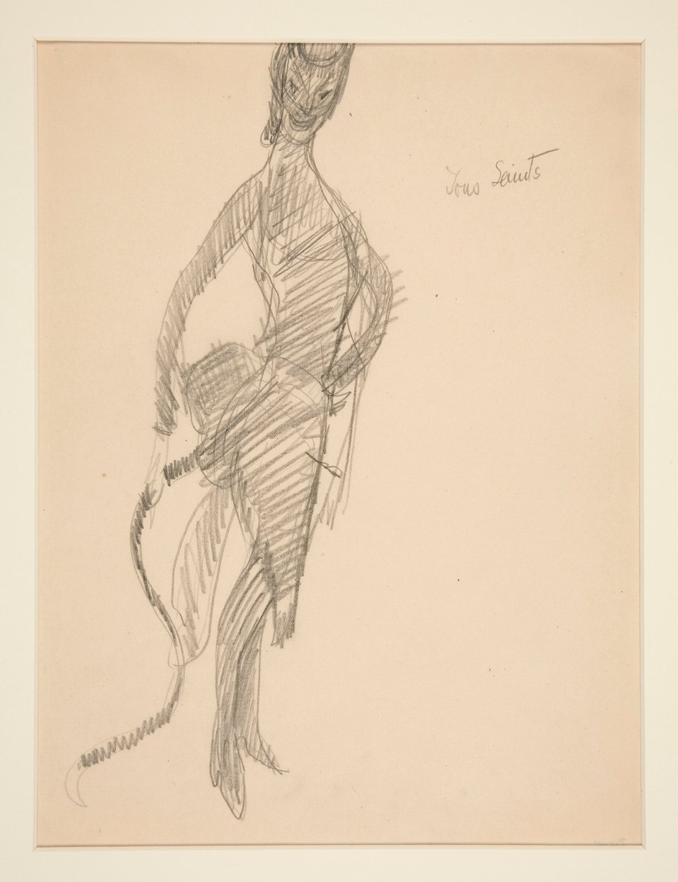 Kostume tegning: Devil As Lady af Charles Demuth