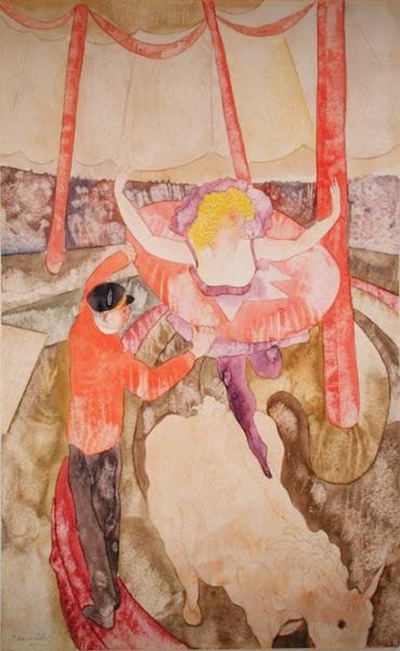 Equestrienne og assistent af Charles Demuth