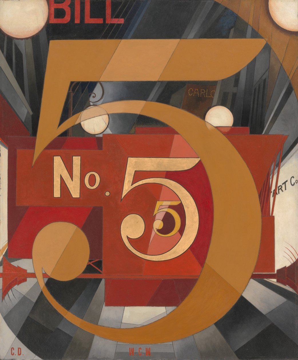 Jeg så figur 5 i guld af Charles Demuth