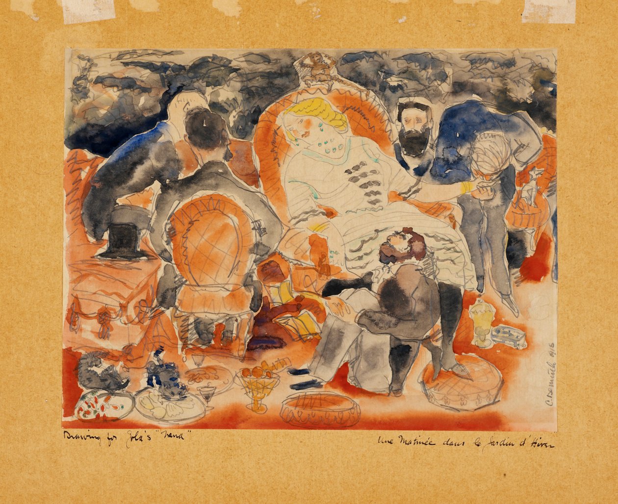 Nana og hendes mænd af Charles Demuth