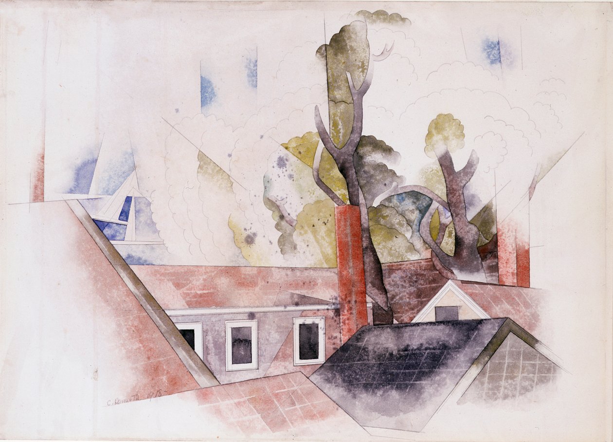 Tage og træer af Charles Demuth