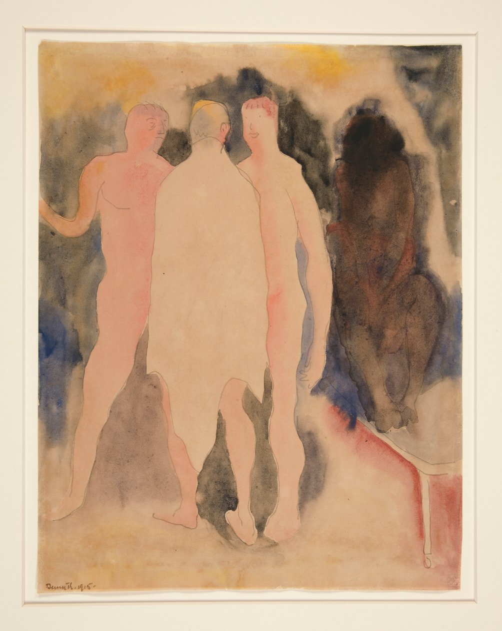 tyrkisk bad af Charles Demuth