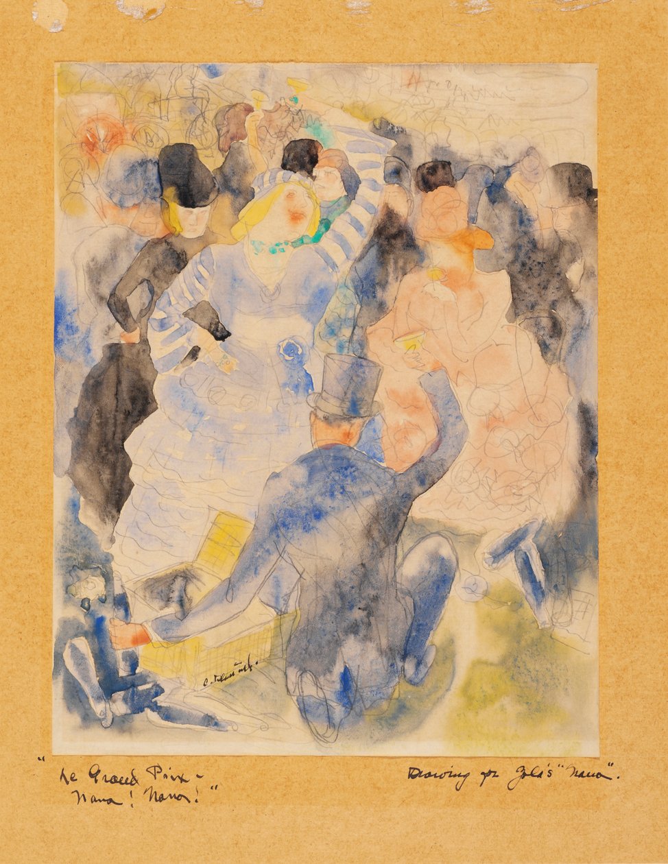 Zolas Nana, 1915-16 (wc på papir) af Charles Demuth