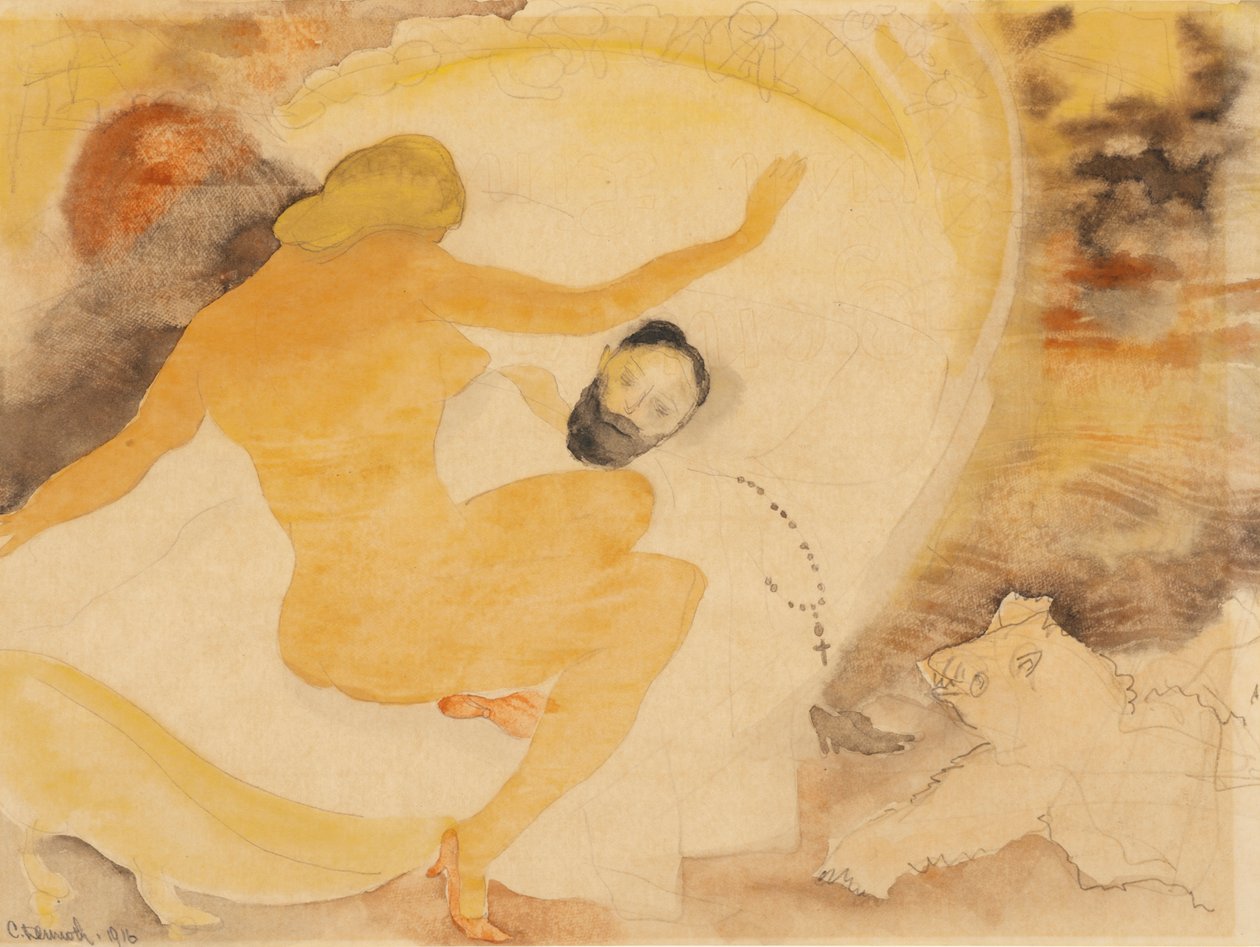 Zolas Nana, 1916 af Charles Demuth