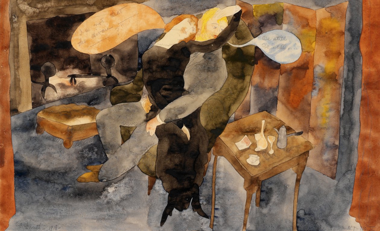 Zolas Pandora, 1918 (wc på papir) af Charles Demuth