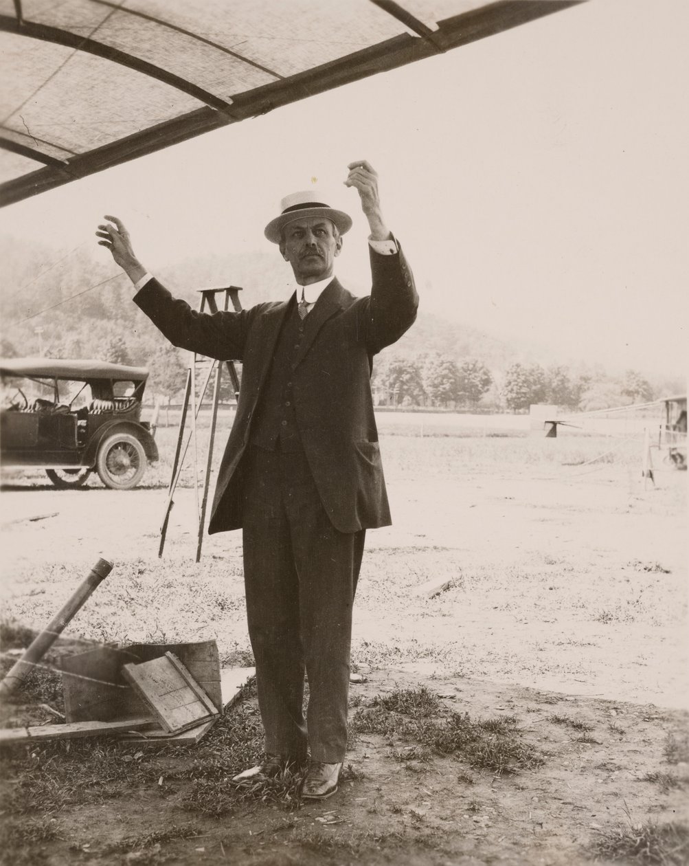 Portræt af Albert Francis Zahm 1862-1954, 1914. af Charles Doolittle Walcott