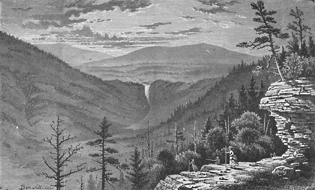 Sunset Rock, Catskill Mountains, 1883 af Charles E. H. Bonwill