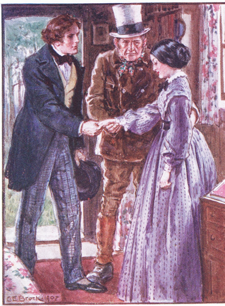 Doktor Marigolds sidste recept, der skal tages for livet, illustration fra Dr. Marigolds recept, 1910 af Charles Edmund Brock
