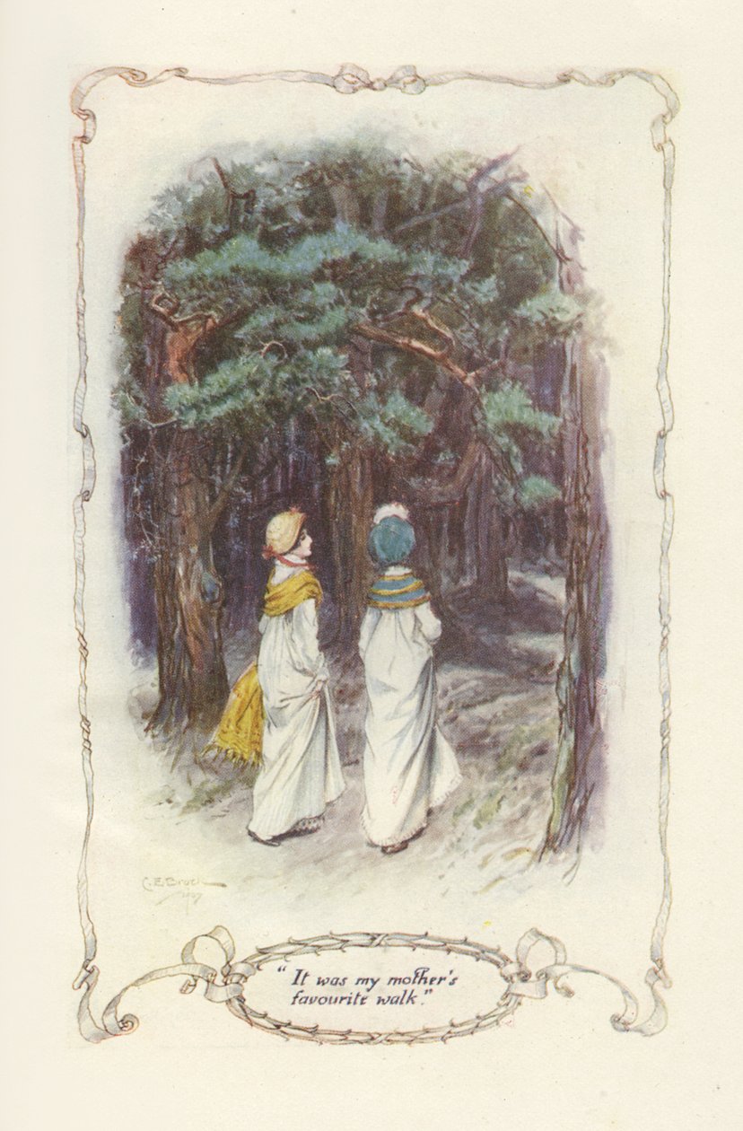Det var min mors yndlingsvandring, 1907 (illustration) af Charles Edmund Brock