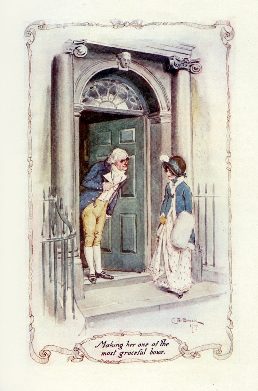 Gør hende til en af hans mest yndefulde buer, 1907 (illustration) af Charles Edmund Brock