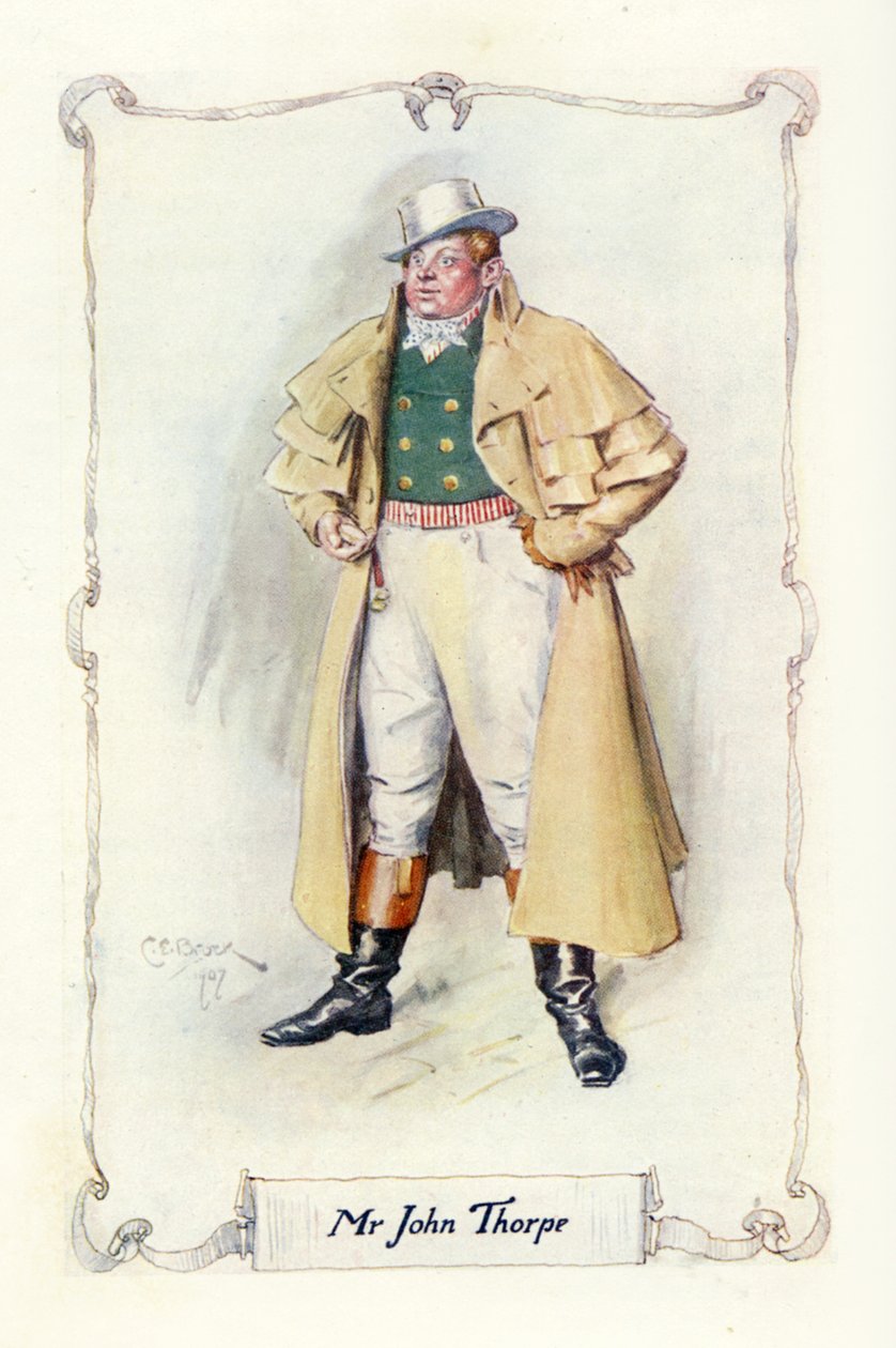 Mr John Thorpe, 1907 (illustration) af Charles Edmund Brock